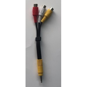 CABLE RCA HEMBRA A AUXILIAR 3.5 M. ORIGINAL  LG.  DE AV PARA DISPOSITIVOS  LG.  “NUEVO“ / NUMERO DE PARTE EAD61273106 / MODELO 47LS4500-UD